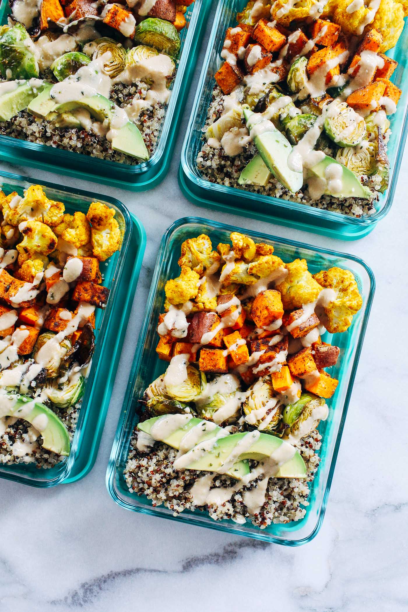 Weekly Meal Prep Made Easy: Roasted Veggie Quinoa Bowls